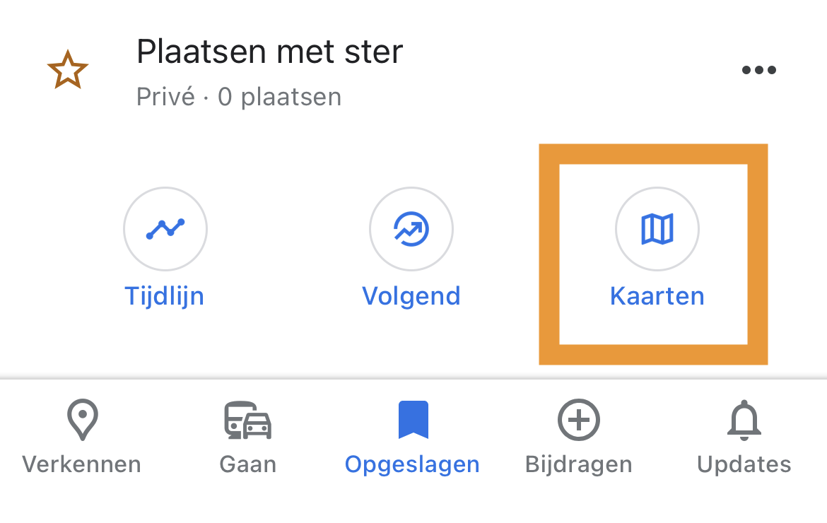 Google Maps kaarten