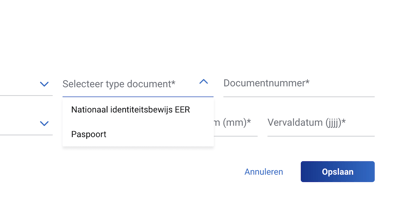 Inchecken bij Ryanair: welk documentnummer geef ik in?